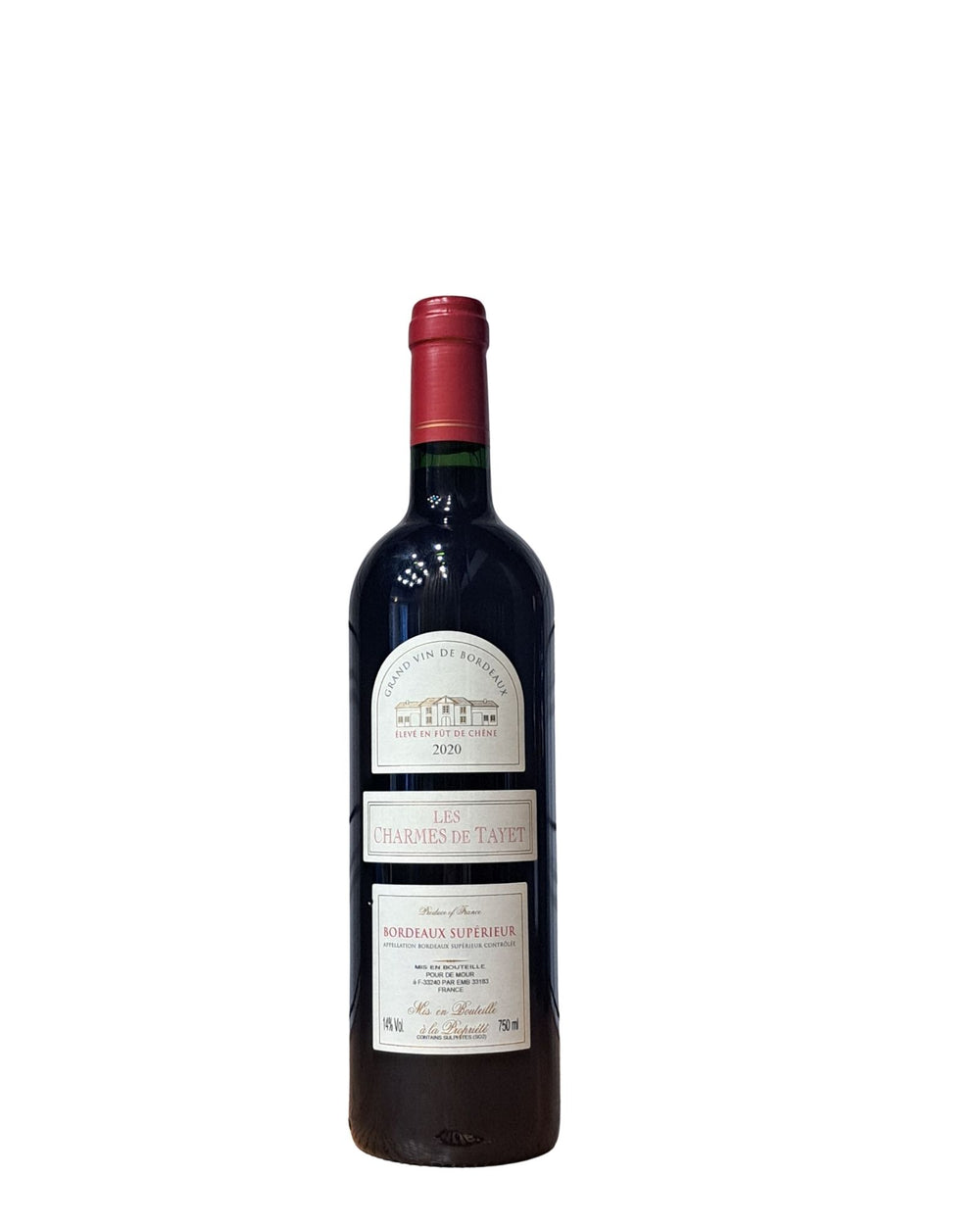 Les Charmes De Tayet 2020 Rouge Bordeaux Superieur