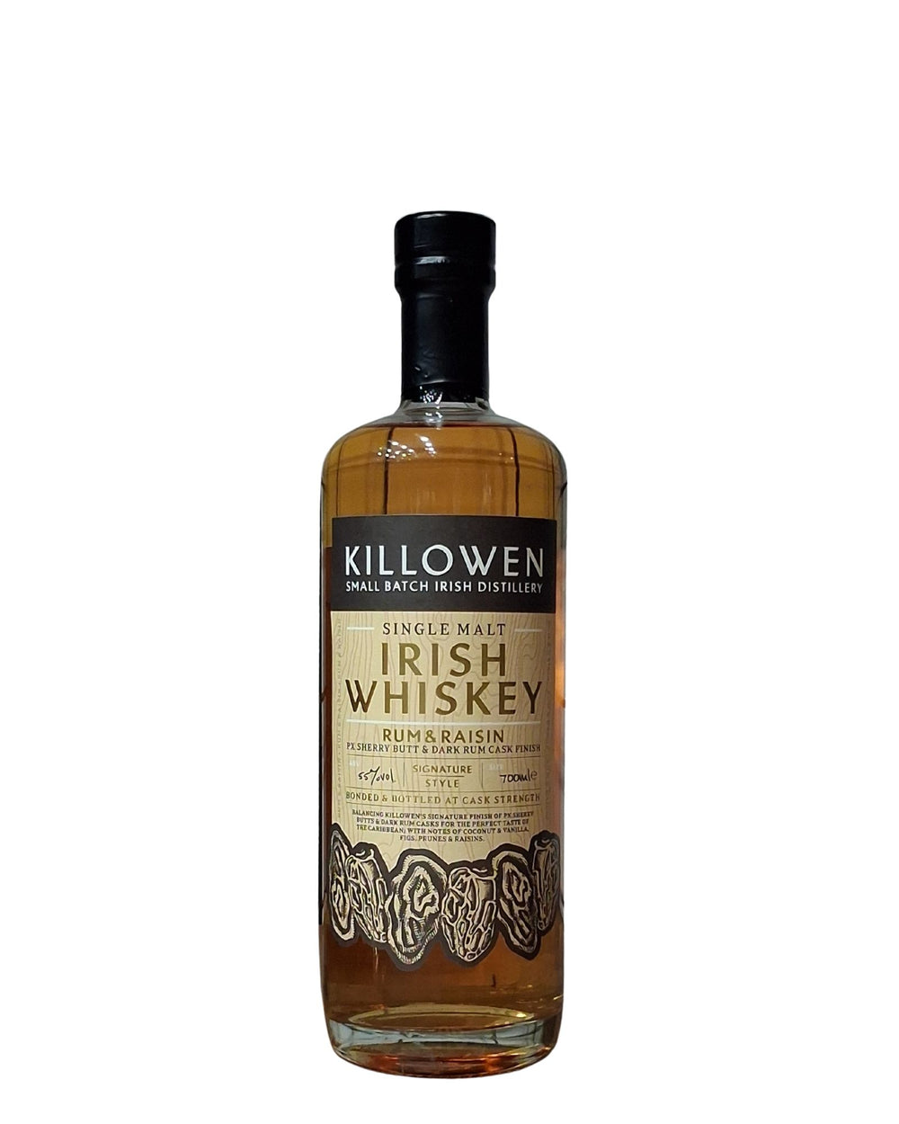 Killowen Single Malt Irish Whisky Signature Style Rum & Raisin