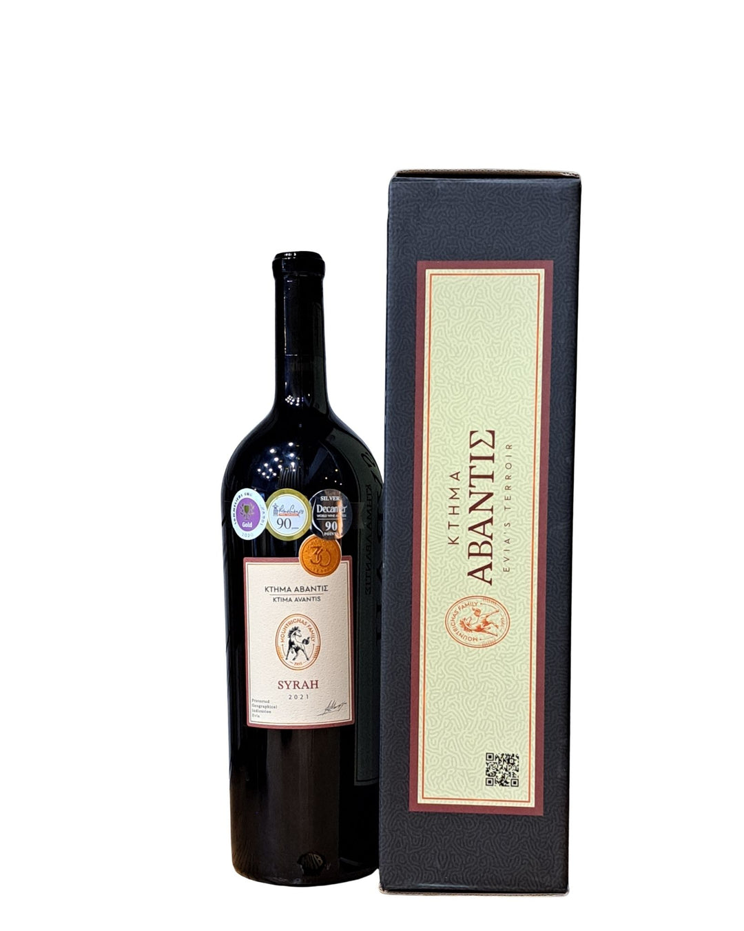 Αβαντίς Syrah Ερυθρός Magnum Χαρτ.Κασέτινα 2021